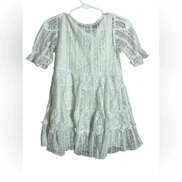 Vintage Disney ivory eyelet girls dress XS - Picture 5 of 11